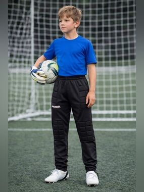 Reusch Goalkeeper Pants Womens YS Black Padded Soccer GK NWT